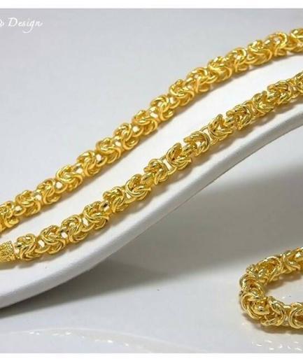 สร้อยคอทองโคลนนิ่ง หนัก 5 บาทยาว 24 นิ้ว ลายมีนา