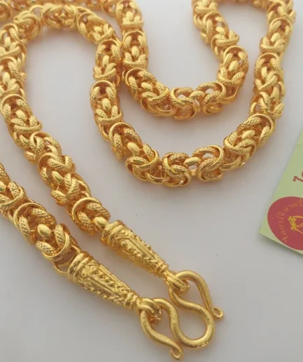 สร้อยคอทองโคลนนิ่ง หนัก 5 บาทยาว 24 นิ้ว ลายมีนา