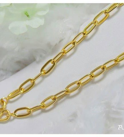 สร้อยคอทองโคลนนิ่งลายโซ่ฝรั่ง 2 บาท ทองชุบทองปลอมทนกว่าทองไมครอน