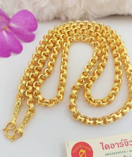 สร้อยคอทองโคลนนิ่งลายทาโร่หนัก 1 บาท