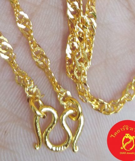 สร้อยคอลายดิสโก้ 1 บาท