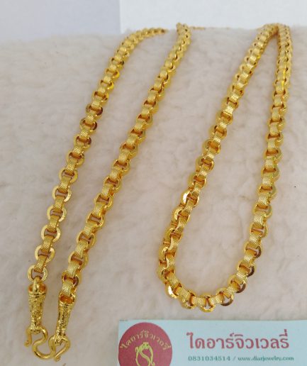 สร้อยคอลายทาโร่ 2 บาท ทองโคลนนิ่ง