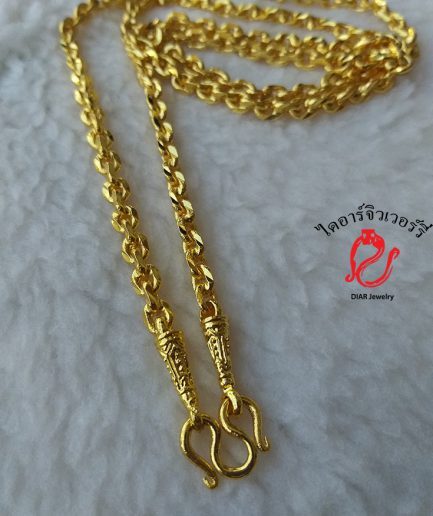 สร้อยคอลายโซ่น้ำมัน 1 บาท