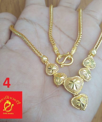สร้อยคอระย้า1บาท หัวใจมีหลายแบบ