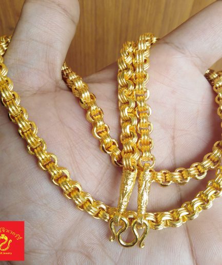 สร้อยทองชุบลายห่วงคี่หนัก 5 บาท