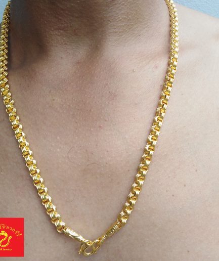 สร้อยทองชุบลายห่วงคี่หนัก 5 บาท