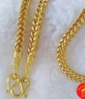 สร้อยทองโคลนนิ่ง 10 บาท ลายสี่เสา ยาว 24 นิ้ว