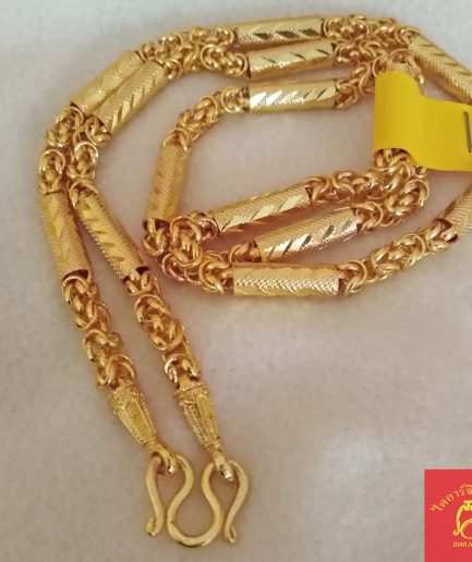 ทองโคลนนิ่ง ลายมีนาปล้อง 3 บาท ยาว24นิ้ว