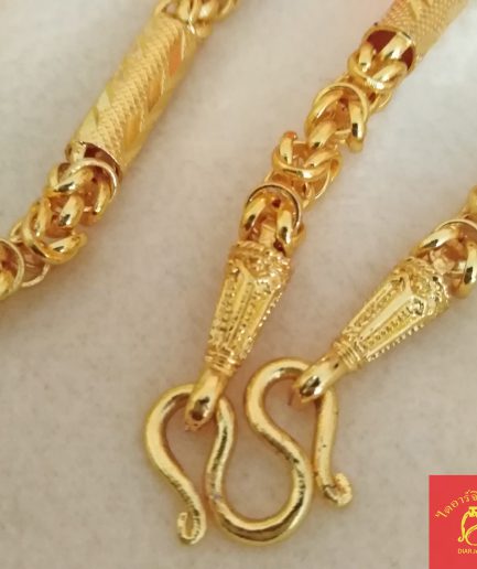 ทองโคลนนิ่ง ลายมีนาปล้อง 3 บาท ยาว24นิ้ว