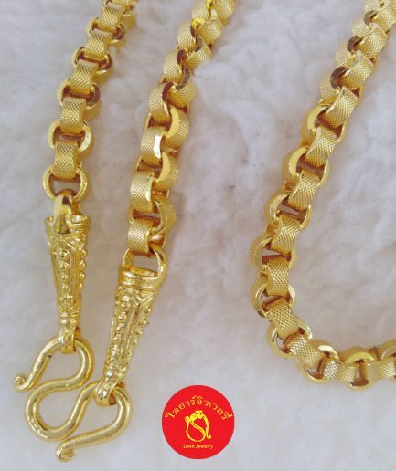 สร้อยทองโคลนนิ่ง 10 บาท ลายทาโร่ ยาว 24 นิ้ว