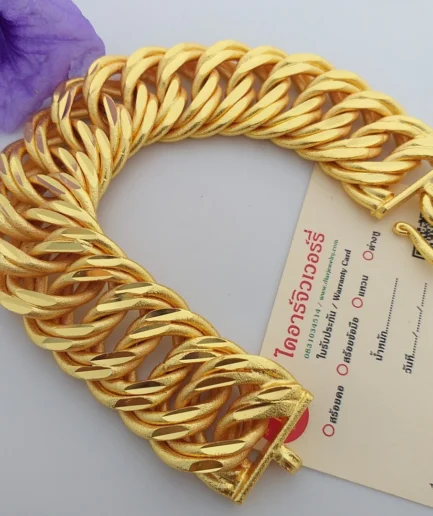 เลสข้อมือหนัก 15 บาท ทองชุบ ทองโคลนนิ่ง ทองปลอม ทนกว่าทองไมครอน