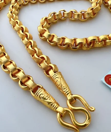 สร้อยคอทองปลอมหนัก 15 บาท ลายทาโร่ ยาว 26 นิ้ว