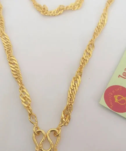 สร้อยคอทองโคลนนิ่งหนัก 2 บาท ลายดิสโก้