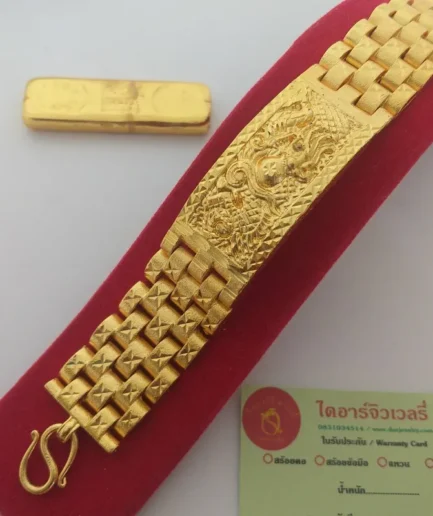 เลสทองโคลนนิ่งหนัก 10 บาท เลสสายนาฬิกามังกร