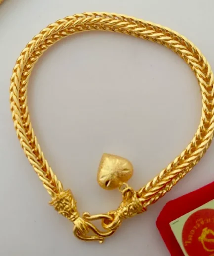 สร้อยข้อมือทองโคลนนิ่ง 2 บาท ลายสี่เสา