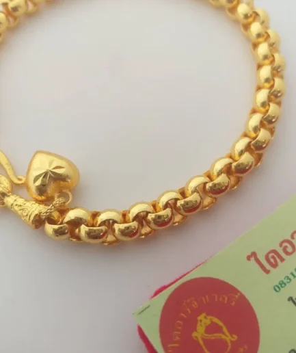 สร้อยข้อมือทองโคลนนิ่ง 2 บาท ลายผ่าหวาย