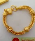 สร้อยข้อมือทองโคลนนิ่ง 2 บาท ลายสี่เสาโอ่งโปร่ง