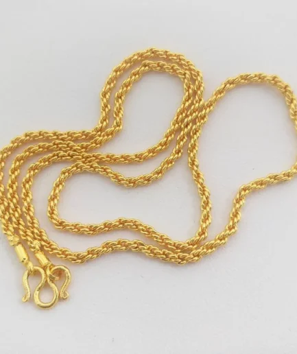 สร้อยคอทองโคลนนิ่ง 2 สลึง ลายเกลียว