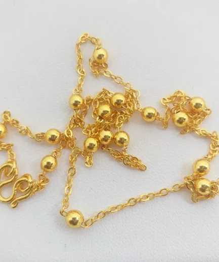 สร้อยคอทองโคลนนิ่ง 2 สลึง ลายโซ่โอ่งใหญ่