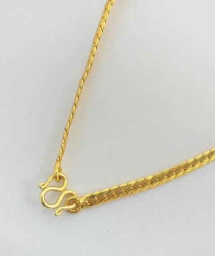 สร้อยคอทองโคลนนิ่ง 2 สลึง ลายเลสแบน