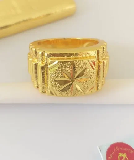 แหวนทองโคลนนิ่ง ลายโต๊ะกัง