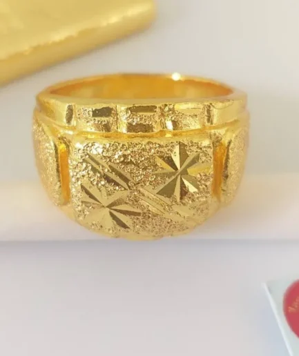 แหวนทองโคลนนิ่ง ลายโต๊ะกัง