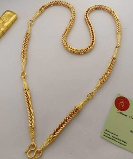 สร้อยคอสีทองงานเกรดพรีเมี่ยม หนัก 3 บาท